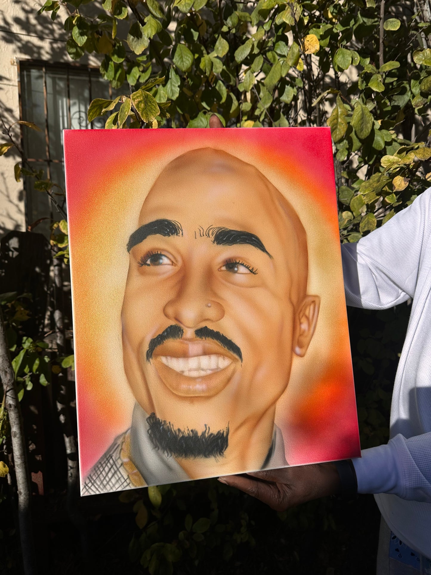 Tupac Airbrush Portrait