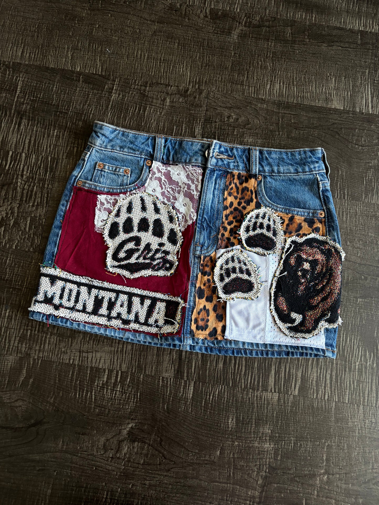 U of Montana Patchwork Skirt